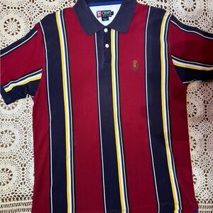 Chaps Multicolor Striped Polo